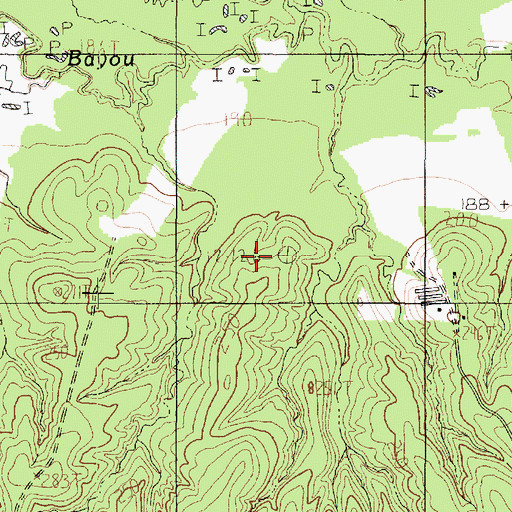 Topographic Map of Gomer Family Cemetery, TX