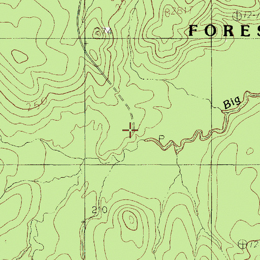 Topographic Map of Wilkerson Family Cemetery, TX