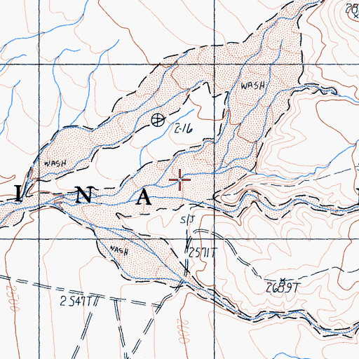 Topographic Map of China Lake Naval Weapons Center, CA
