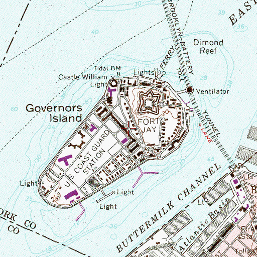 Topographic Map of Liggett Hall, NY