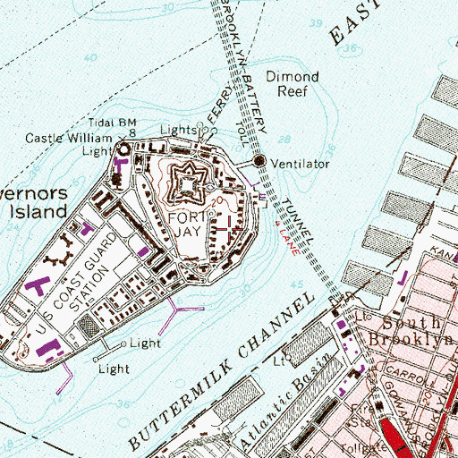 Topographic Map of Nolan Park, NY