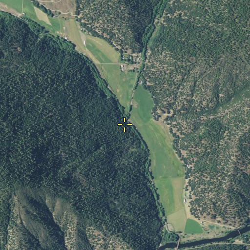 Aerial/Satellite Image of Buckhorn Creek, CA