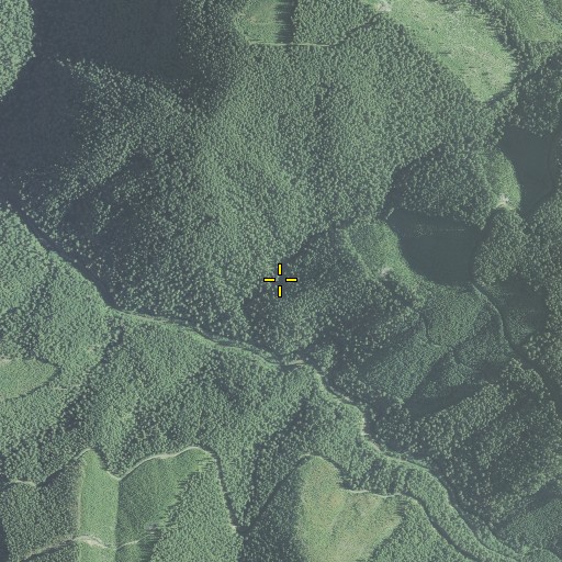 Aerial/Satellite Image of Lower Parker Falls, OR