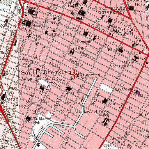 Topographic Map of Fort Lawrence (historical), NY