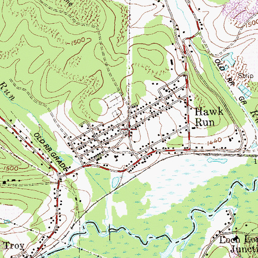 Topographic Map of Chapel of the Good Shepherd, PA