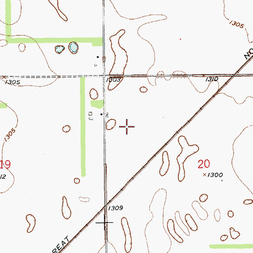 Topographic Map of Docter Feedlot, SD