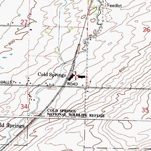 Topographic Map of Beef City Feedlot, OR