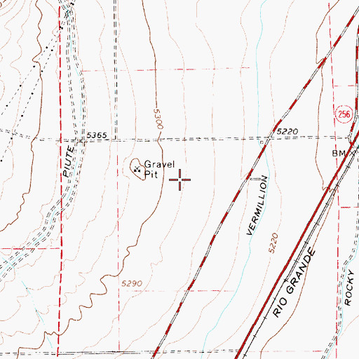 Topographic Map of Johnson Feedlot, UT