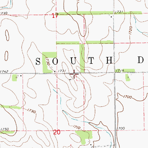 Topographic Map of S and A Feedlot, NE
