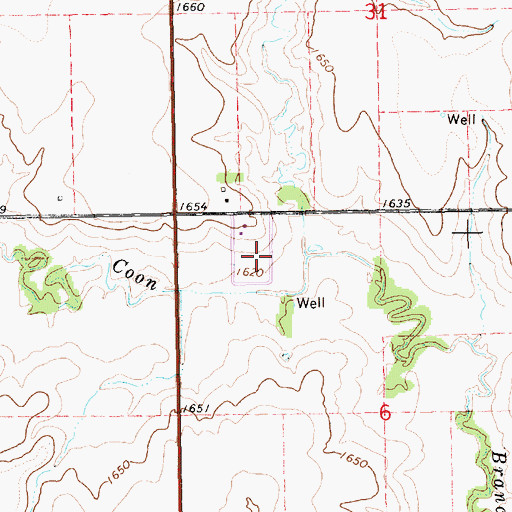 Topographic Map of York Feedlot, NE