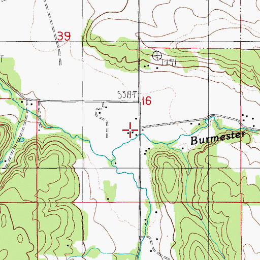 Topographic Map of Scio Rural Fire Protection District Station 93, OR