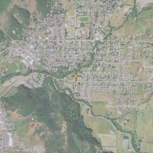 Aerial/Satellite Image of Douglas County Fire District 2 Station 8, OR