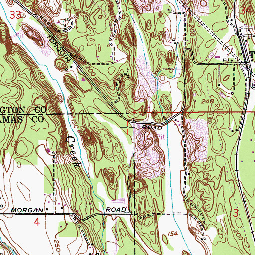 Topographic Map of Tualatin Valley Fire and Rescue Training Center, OR