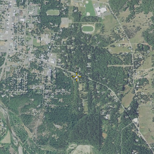 Aerial/Satellite Image of Illinois Valley Fire District Station 1, OR