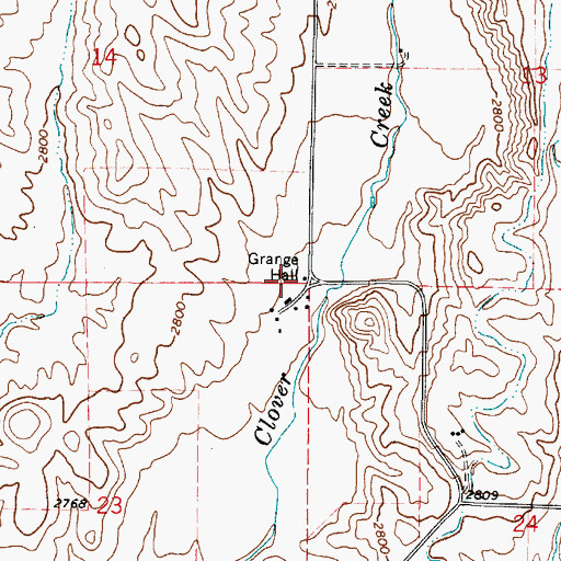 Topographic Map of Keating Rural Fire Protection District, OR