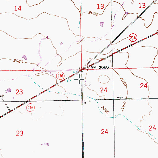 Topographic Map of Juniper Flat Rural Fire Protection District, OR