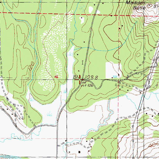 Topographic Map of Sixes Rural Fire Protection, OR