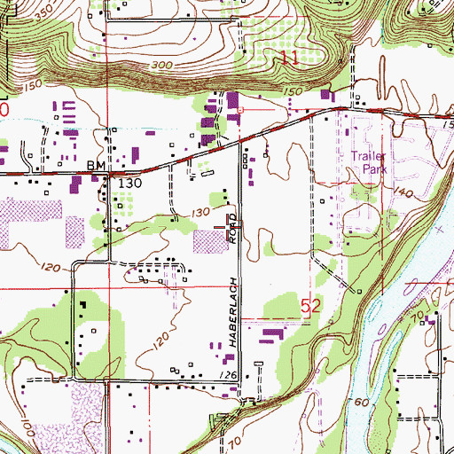 Topographic Map of Clackamas Fire District Number 1 Station 8 Clackamas, OR