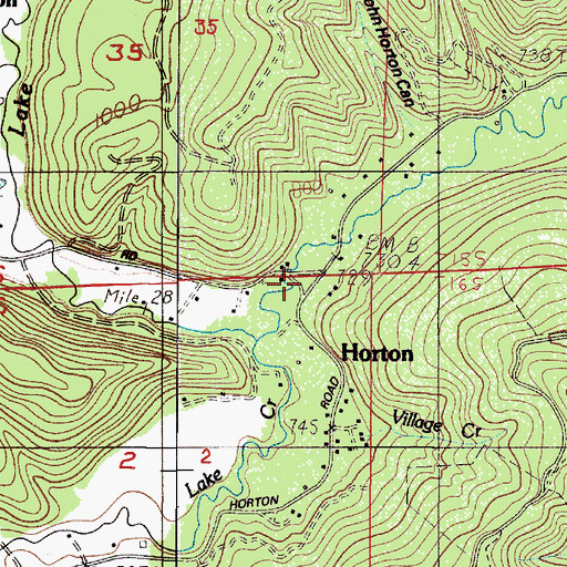Topographic Map of Lake Creek Fire and Rescue, OR