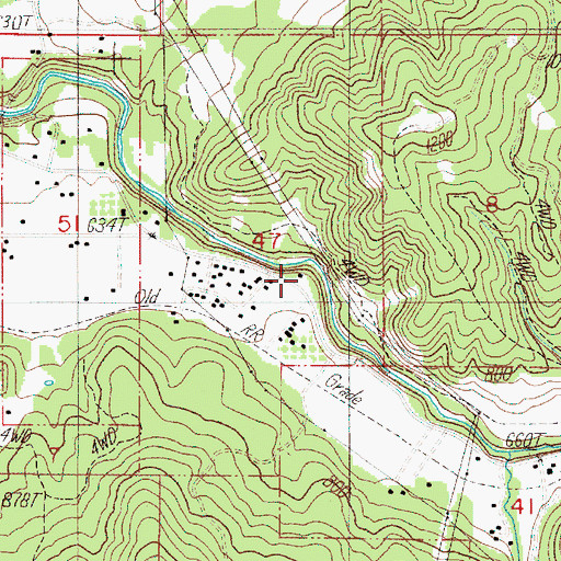 Topographic Map of Fair Oaks Rural Fire Protection District, OR