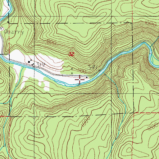 Topographic Map of Nestucca Rural Fire Protection District Station 86 Blaine, OR