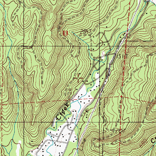Topographic Map of Garibaldi Rural Fire District, OR