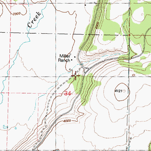 Topographic Map of United States Forest Service Rager Ranger Station, OR