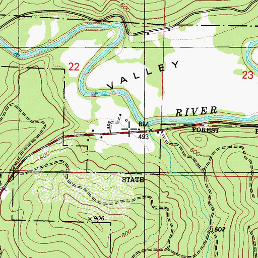 Topographic Map of Mist - Birkenfeld Fire Department Sager, OR