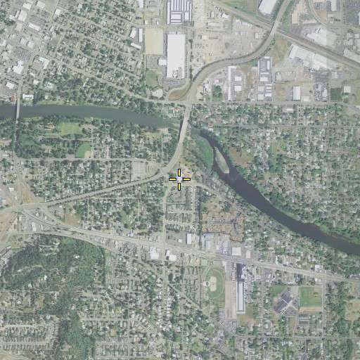 Aerial/Satellite Image of Grants Pass Fire and Rescue Operations Division Station 2, OR