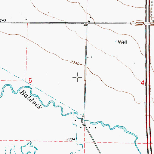 Topographic Map of Haines Fire Protection District Old Slough Road, OR