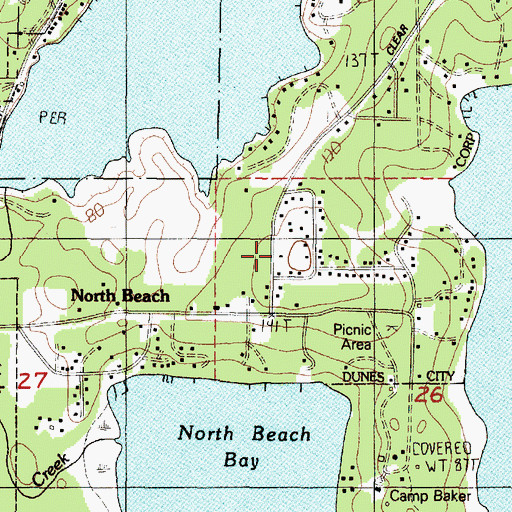 Topographic Map of Siuslaw Valley Fire and Rescue Station 8 Clear Lake Station, OR