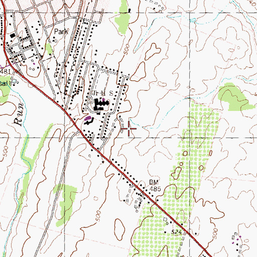 Topographic Map of Citizens Fire Company, WV