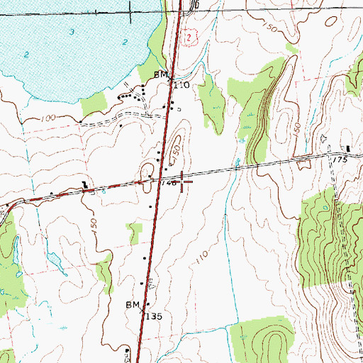Topographic Map of Grand Isle Rescue Squad, VT