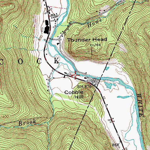 Topographic Map of Valley Rescue Squad, VT