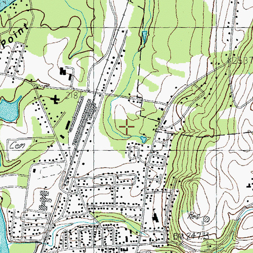 Topographic Map of Newport Ambulance Services, VT