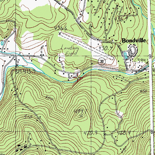 Topographic Map of Winhall Police and Rescue Squad, VT