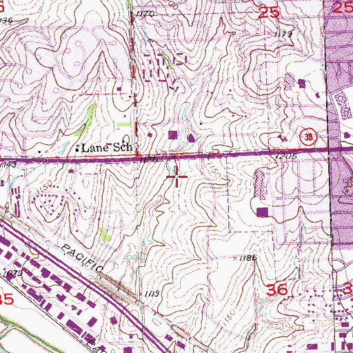 Topographic Map of Nebraska Orthopaedic Hospital, NE