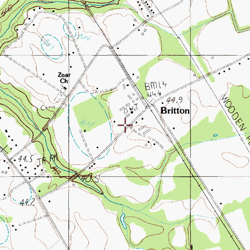 Topographic Map of Sumter Fire Department Graham Station 3, SC