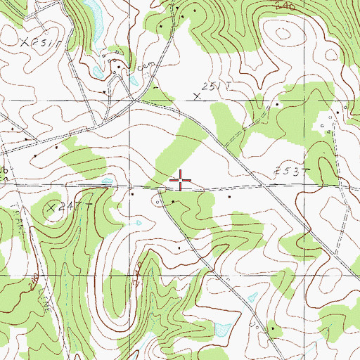 Topographic Map of Anderson County Fire Protection Service Sandy Springs, SC