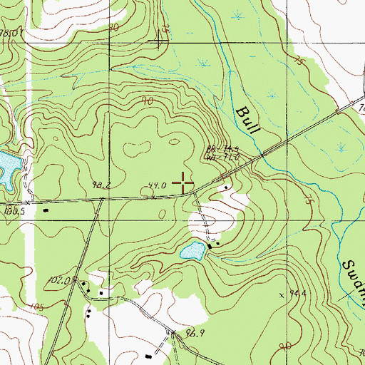 Topographic Map of North Fire Department Station 2, SC