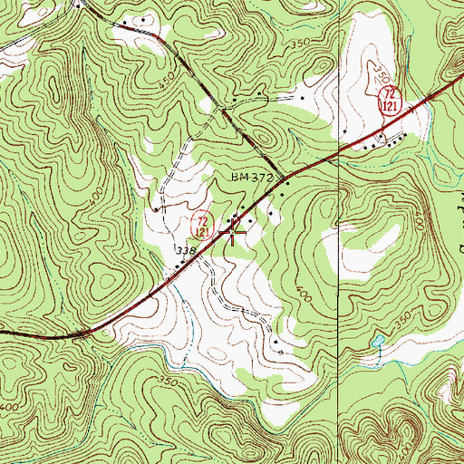 Topographic Map of Leeds Fire Department, SC