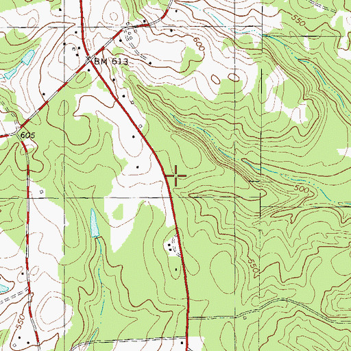Topographic Map of Callison Volunteer Fire Department, SC