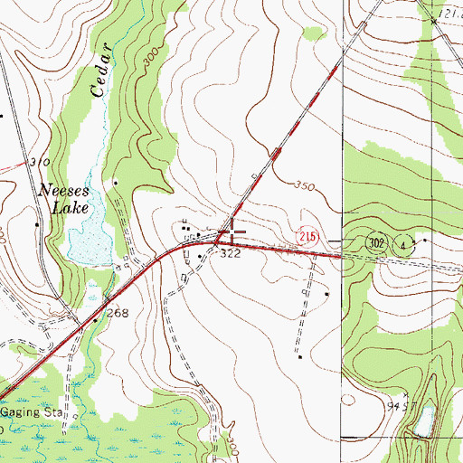 Topographic Map of Couchton Fire Department Station 2, SC