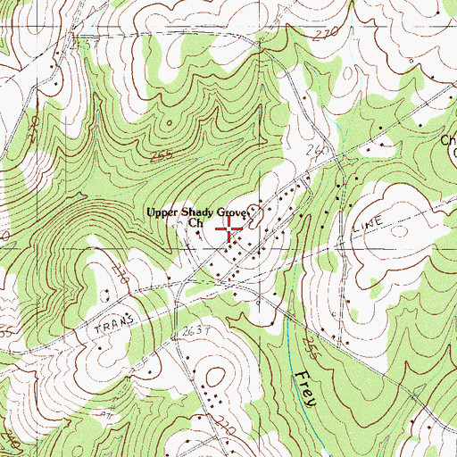 Topographic Map of North Spartanburg Fire Department Station 2, SC
