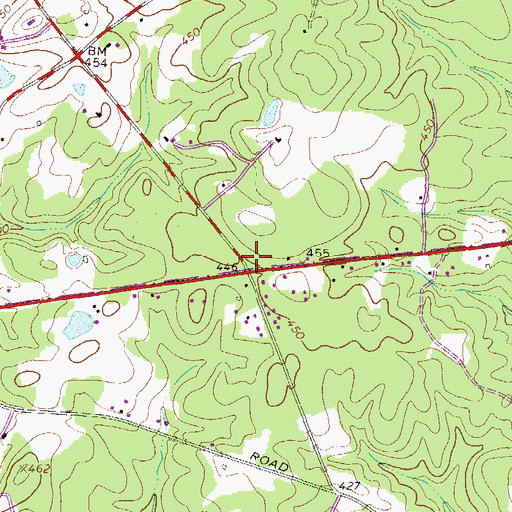 Topographic Map of Northside Volunteer Fire Department, SC