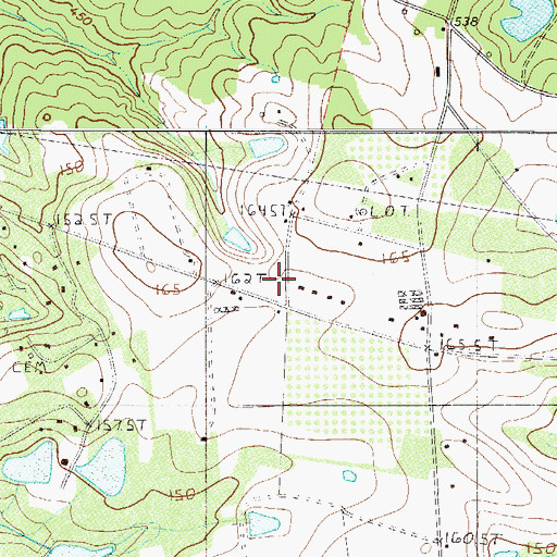 Topographic Map of Lexington County Fire Service Lake Murray station 15, SC