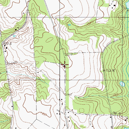 Topographic Map of Lexington County Fire Service Mack Edisto, SC