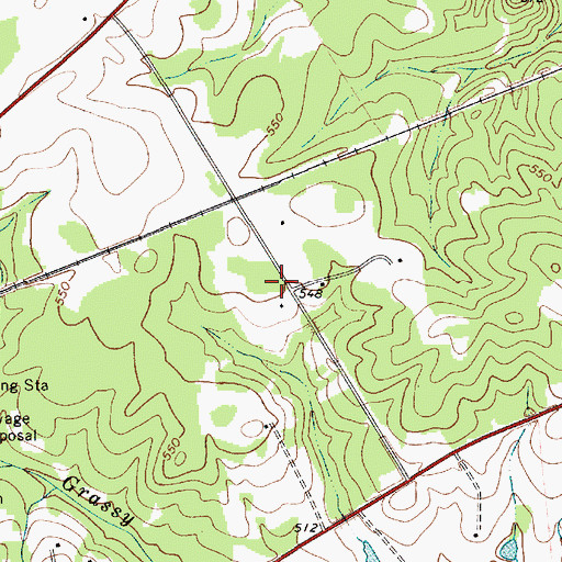 Topographic Map of Chester City Fire Department Station 10, SC