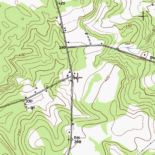 Topographic Map of Darlington County Fire Department Pond Hollow, SC