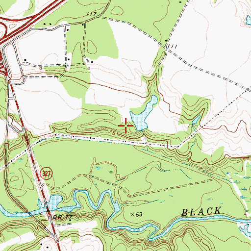 Topographic Map of Windy Hill Fire Department Station 3, SC